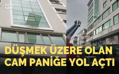 Düşmek Üzere Olan Cam Paniğe Yol Açtı
