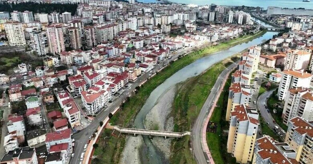 Samsun’da taşkın kontrol yapılarının yapımına devam ediliyor
