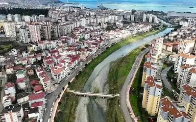 Samsun’da taşkın kontrol yapılarının yapımına devam ediliyor
