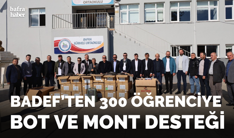 Çocuklar Üşümesin Kampanyası: 300öğrenciye bot ve mont desteği
