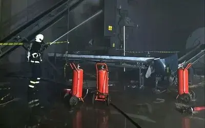 Osb'deki Kaşık Fabrikasında Yangın 