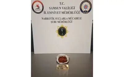 Samsun’da uyuşturucu maddeler ele geçirildi
