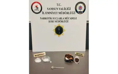 Samsun’da uyuşturucuyla yakalanan kadın gözaltına alındı
