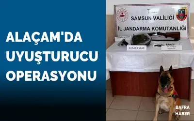 Alaçam’da uyuşturucu operasyonu