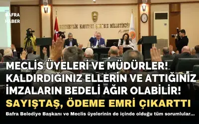 Belediye Meclis Üyeleri! Kaldırdığınız Ellerin Bedeli Ağır Olabilir…