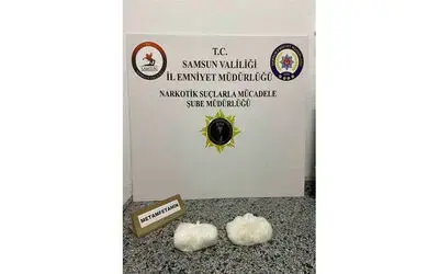 Samsun’da 500 gram metamfetamin ele geçirildi
