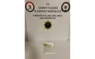 Samsun’da 64 gram metamfetamin ile yakalanan bir kişi gözaltına alındı
