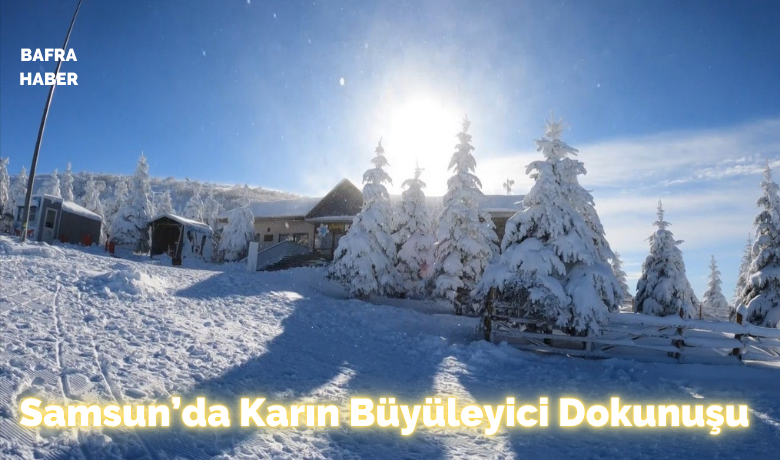 Samsun’dan kar manzaraları