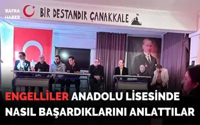 Engelliler başarı hikayelerini anlattı