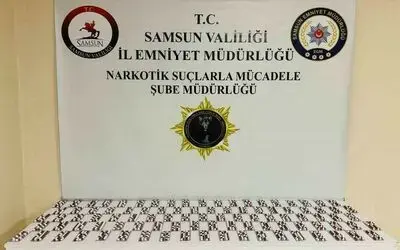 Samsun’da bin 176 adet sentetik ecza ele geçirildi
