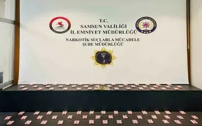 Samsun’da uyuşturucuyla yakalanan 2 kişi gözaltına alındı

