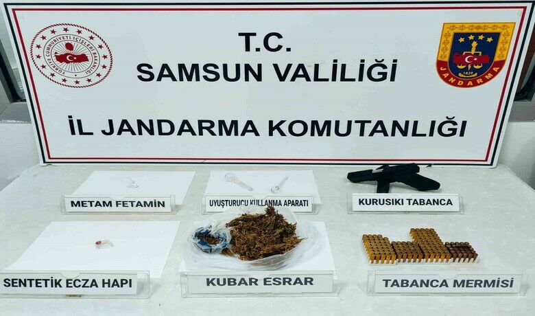Samsun’da uyuşturucu operasyonu
 - Samsun’da jandarma tarafından yapılan çalışmada uyuşturucu ele geçirildi.