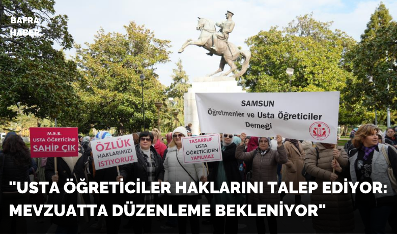 Usta öğreticilerin talepleri