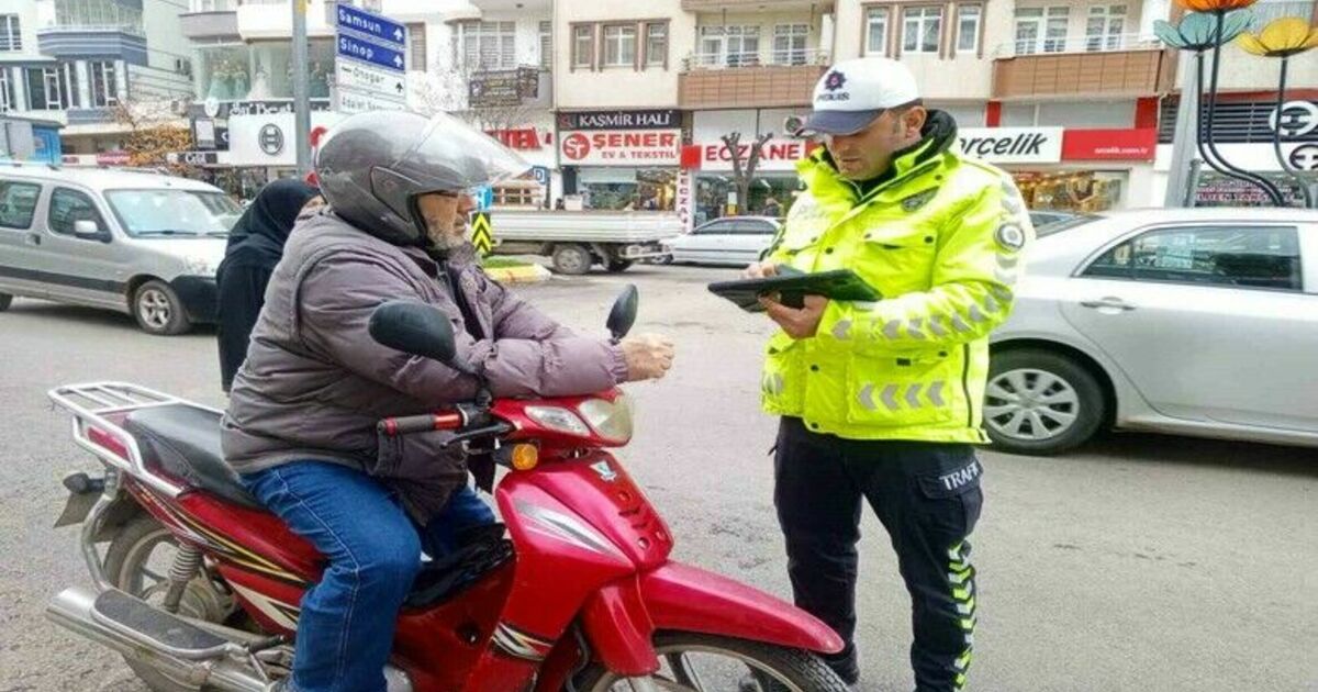 Bafra’da motosiklet denetimleri