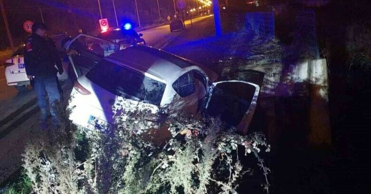 Samsun’da trafik kazası: 1 ölü, 2 yaralı