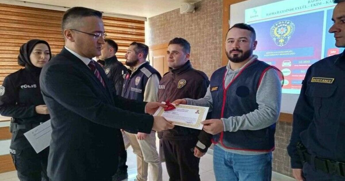 Başarılı emniyet ve jandarma personeli ödüllendirildi