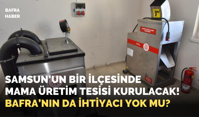 Samsun'un bir ilçesinde‘mama üretim tesisi’ kurulacak