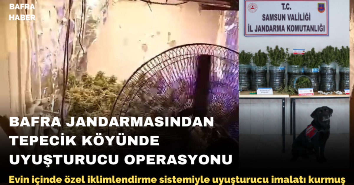 Evin içinde özel iklimlendirme sistemiyle uyuşturucu imalatı