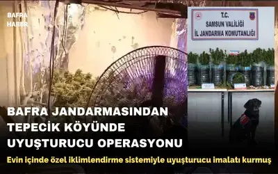 Evin içinde özel iklimlendirme sistemiyle uyuşturucu imalatı