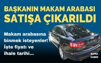 Başkanın Audi'si Satışa Çıkarıldı