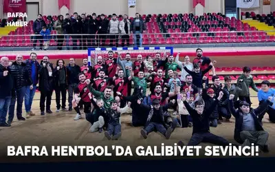 Bafra Hentbol’da Galibiyet Sevinci!