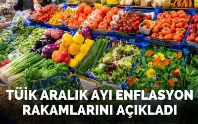 Tüik Aralık Ayı Enflasyon Rakamlarını Açıkladı