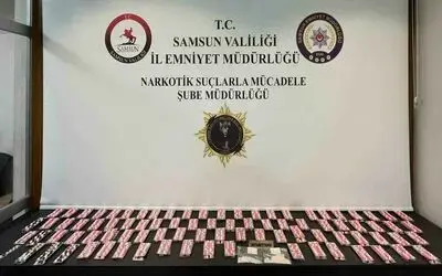 Samsun’da uyuşturucuyla yakalanan 3 kişi gözaltına alındı
