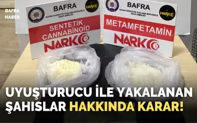 Uyuşturucu ile yakalanan 3 şahıs tutuklandı