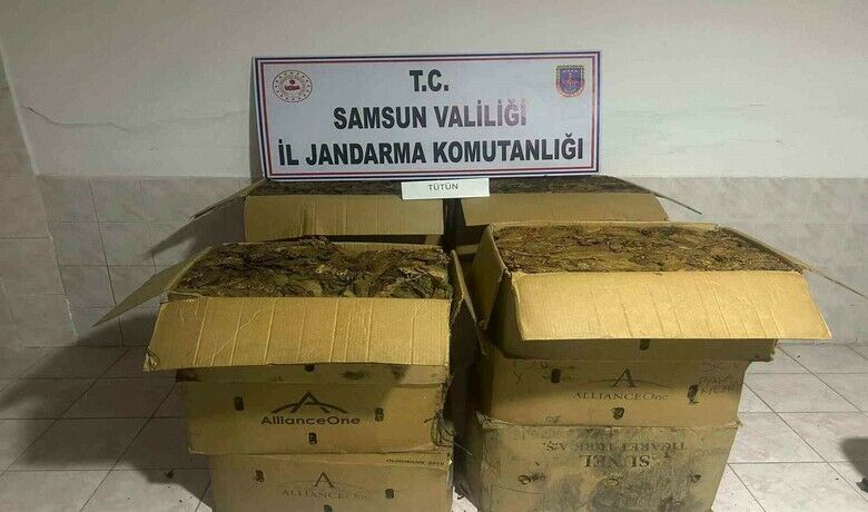 Tütün hırsızı jandarma tarafından yakalandı - Samsun’da bir evden 135 kilo tütün çalan bir kişi jandarmanın takibi sonucu yakalandı.