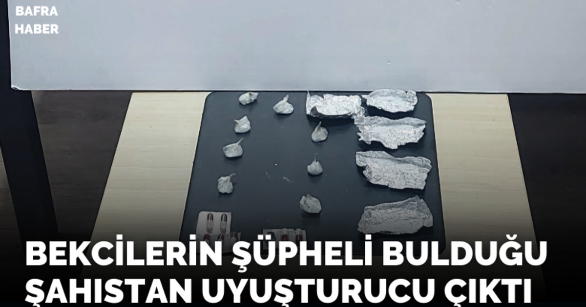 Bekcilerin Şüpheli Bulduğu Şahıstan Uyuşturucu Çıktı