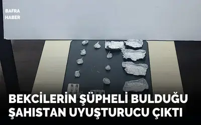 Bekcilerin Şüpheli Bulduğu Şahıstan Uyuşturucu Çıktı