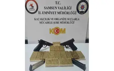 Samsun’da silah ve mühimmat operasyonu
