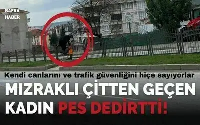 Mızraklı Çitten Geçen Kadın Pes Dedirtti!