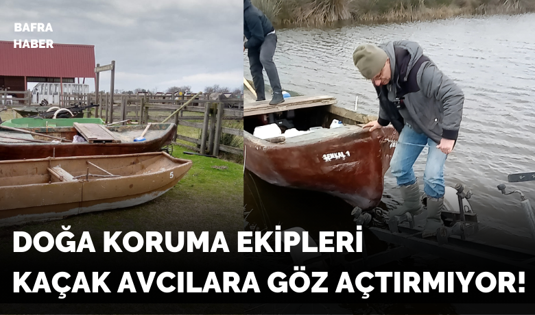 Doğa Koruma EkipleriKaçak Avcılara Göz Açtırmıyor! - Doğa Koruma ve Milli Parklar Bafra ekipleri, Bafra Kuş Cenneti'nde kaçak avcılara göz açtırmıyor. 