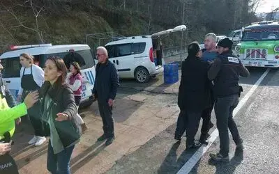 Samsun’da 6 kişinin yaralandığı kaza sonrası gergin anlar
