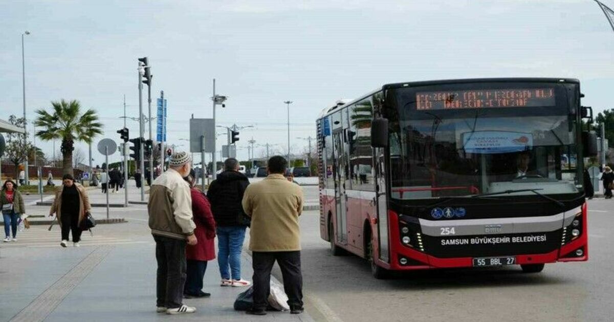 Bafra'da toplu ulaşıma zam