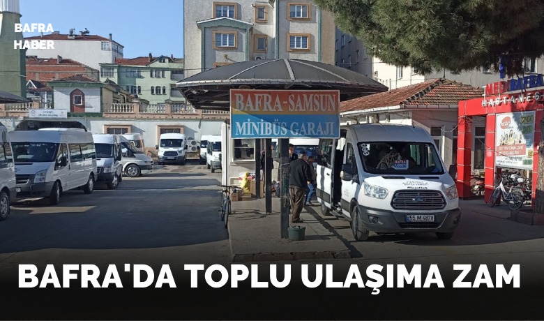 Samsun’da toplu ulaşım fiyat tarifesi güncellendi