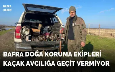Bafra Doğa Koruma Ekipleri Kaçak Avcılığa Geçit Vermiyor