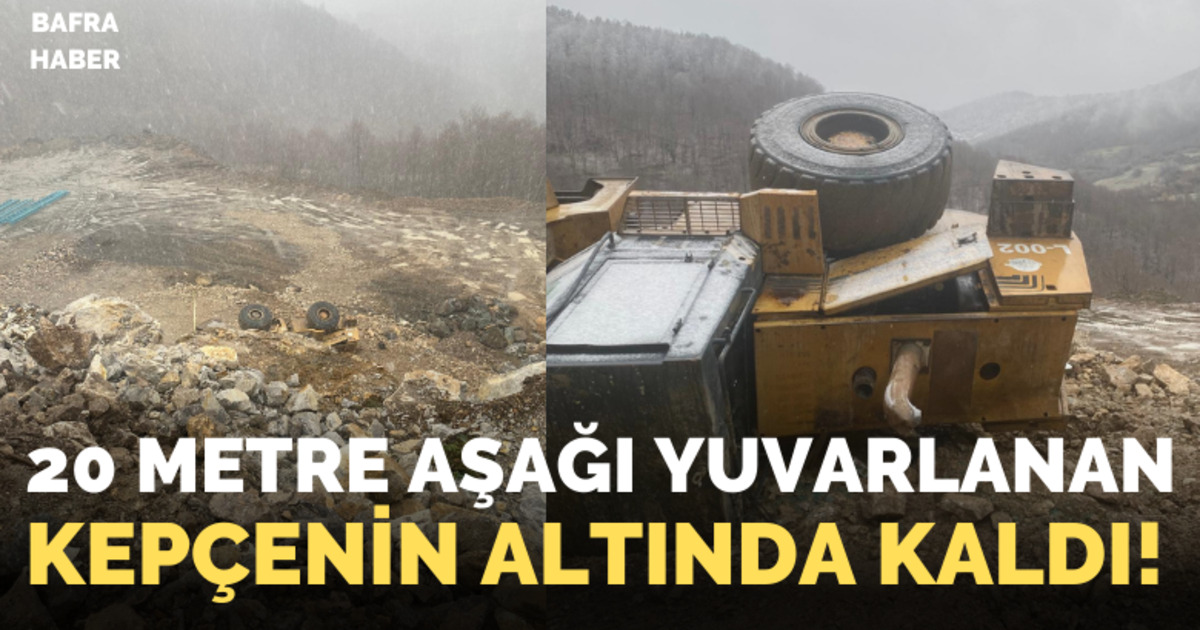 Kum ocağında iş kazası: Kepçe operatörü hayatını kaybetti