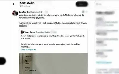 Kaymakam Aydın: "Vatandaşımız, ziyaret isteğimize olumsuz cevap verdi"
