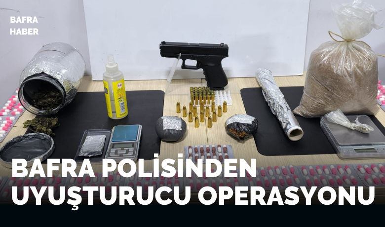 Bafra’da uyuşturucu operasyonu: 1 gözaltı