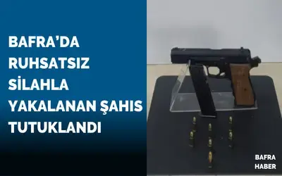 Ruhsatsız silahla yakalanan şahıs tutuklandı