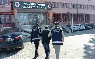 Samsun’da 31 yıl hapis cezası bulunan şahıs polis tarafından yakalandı

