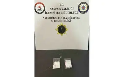 Samsun’da uyuşturucuyla yakalanan şahıs gözaltına alındı

