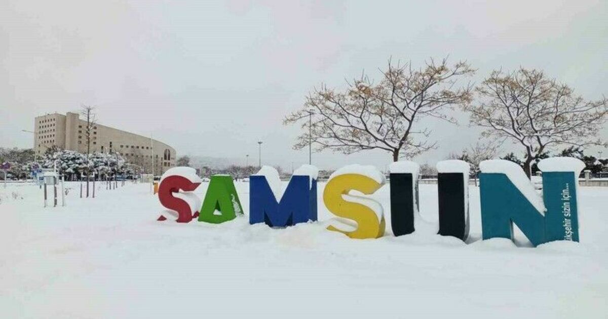 Samsun’da kar nedeniyle 67 grup yolu kapandı: Ekipler sahada
