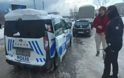 Samsun polisi, MSÜ sınavı öğrencilerini yalnız bırakmadı
