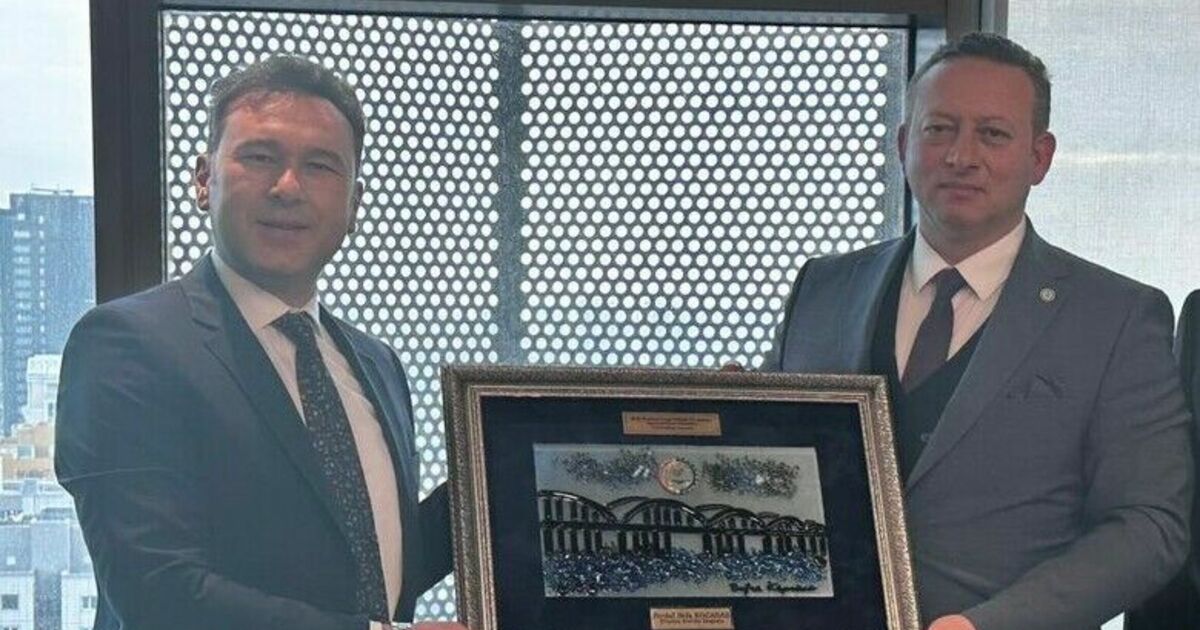 Bafra Tso Başkanından Halkbank Genel Müdürlüğüne Ziyaret