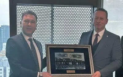 Bafra Tso Başkanından Halkbank Genel Müdürlüğüne Ziyaret