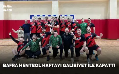Bafra Hentbol Haftayı Galibiyet İle Kapattı