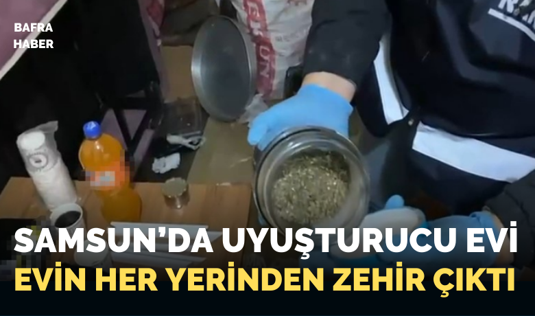 Buzdolabının içi dahil evinher tarafından uyuşturucu çıktı